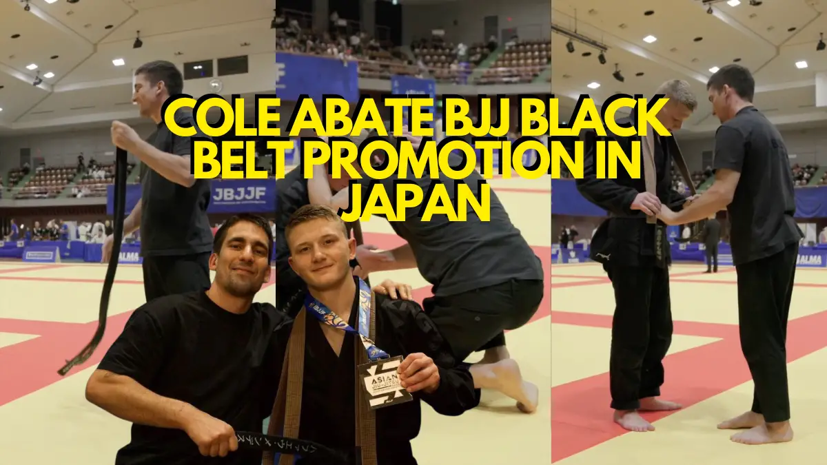 COLE ABATE BJJ BLACK BELT PROMOTION IN JAPAN