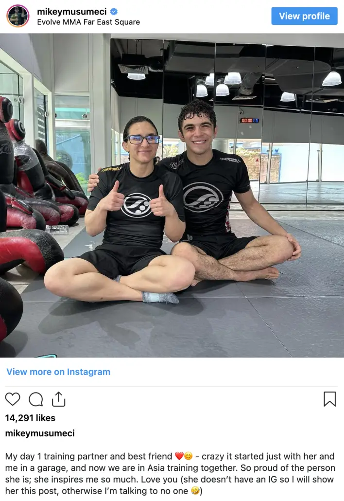 Tammi Musumeci and Mikey Musumeci post