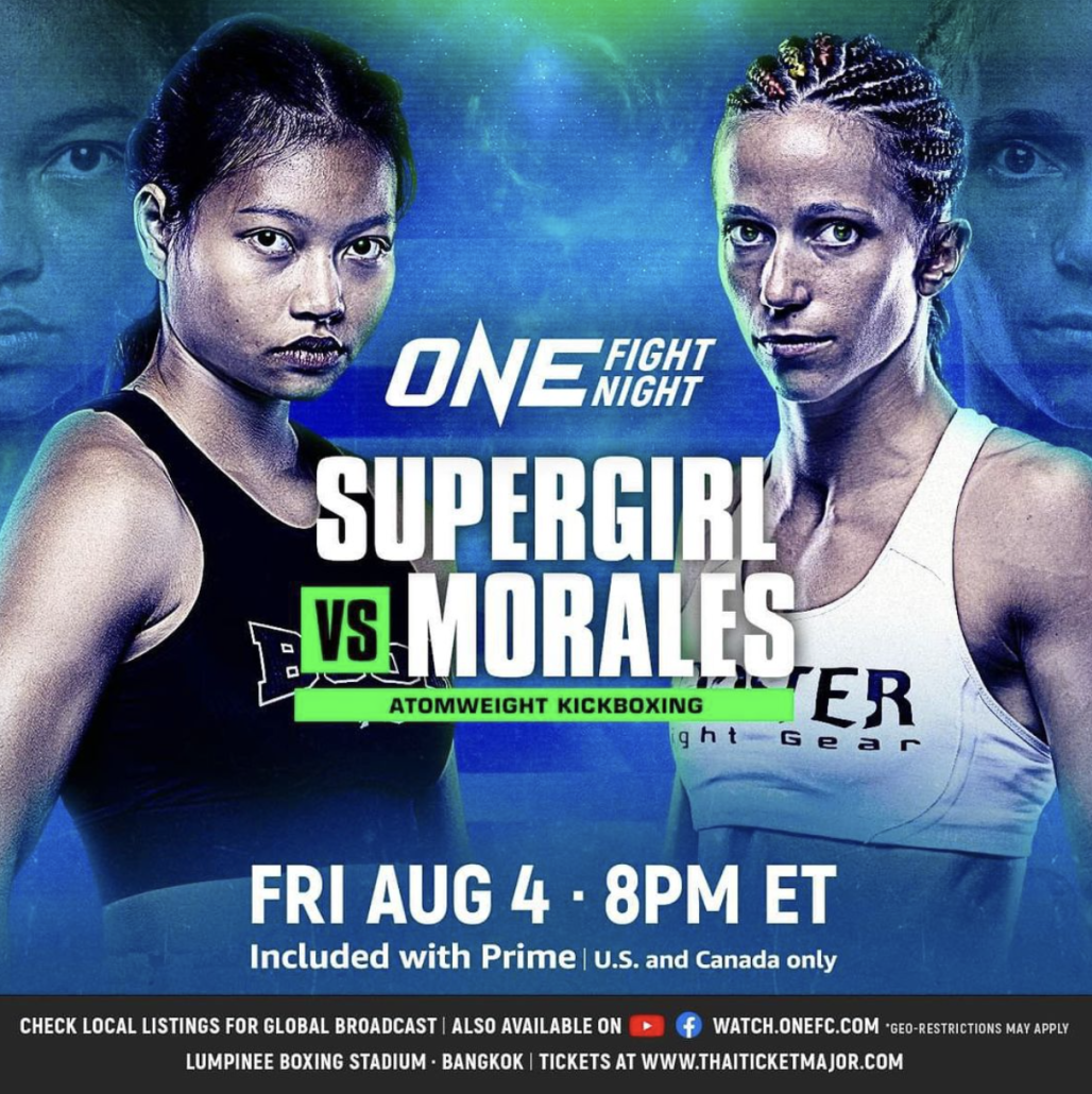 Supergirl Jaroonsak vs Cristina Morales ONE Fight Night 13