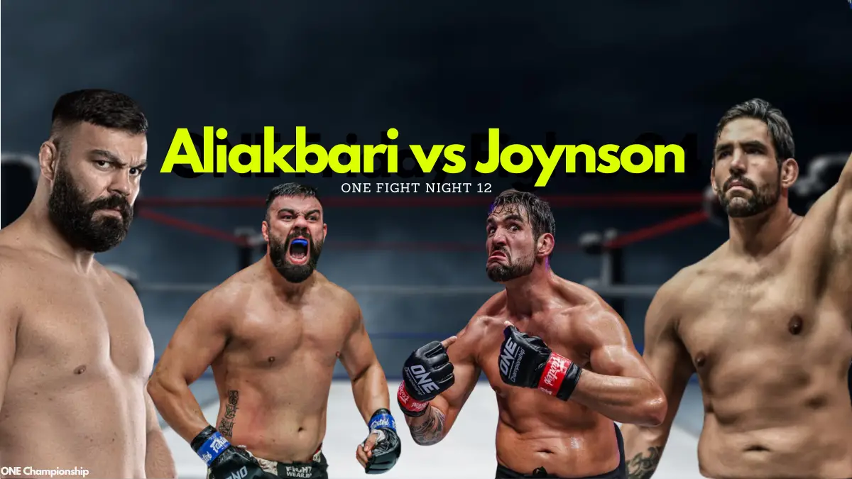 Aliakbari vs Joynson: ONE Fight Night 12