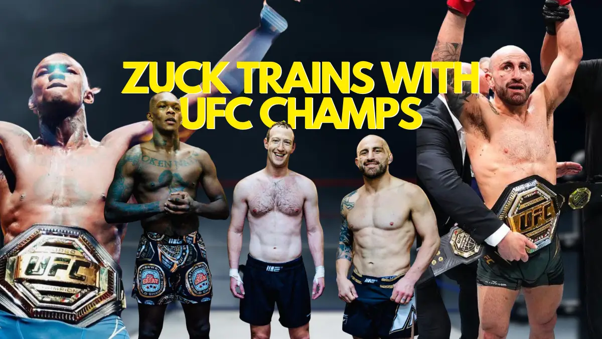 Zuck trains with UFC champs