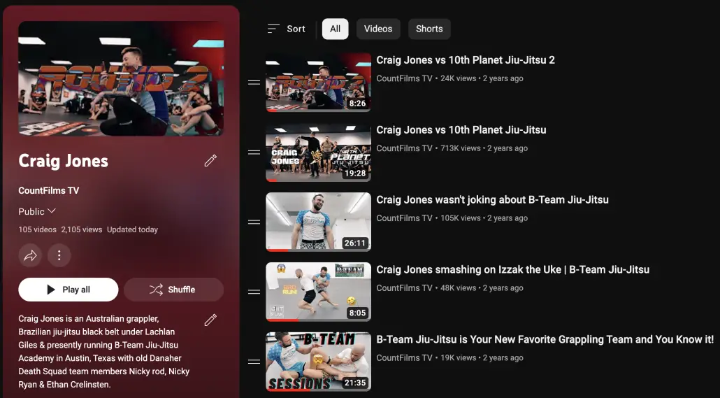 Craig Jones Free Exclusive Content