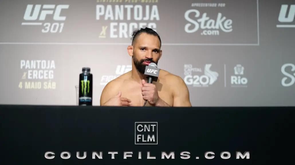 UFC 301 Post-Fight Interview Michel Pereira Banner