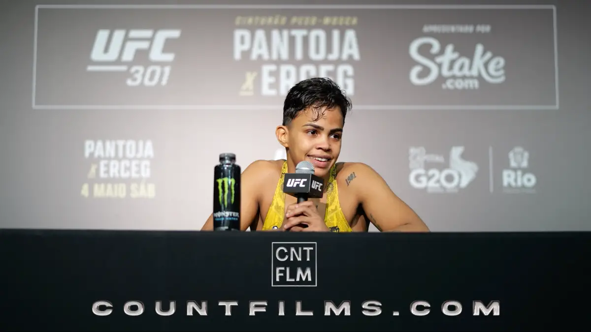 UFC 301 Post-Fight InterviewIasmin Lucindo Banner