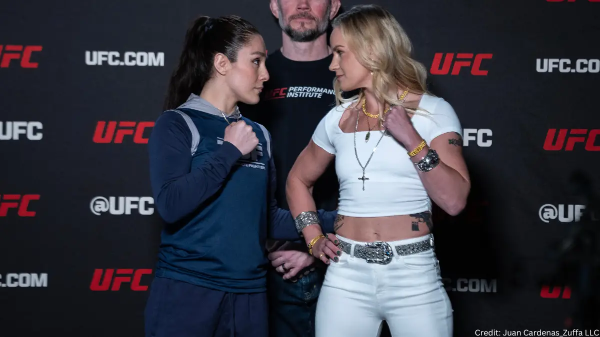 TUF 32 - Alexa Grasso e Valentina Shevchenko - Crédito Juan Cardenas_Zuffa LLC